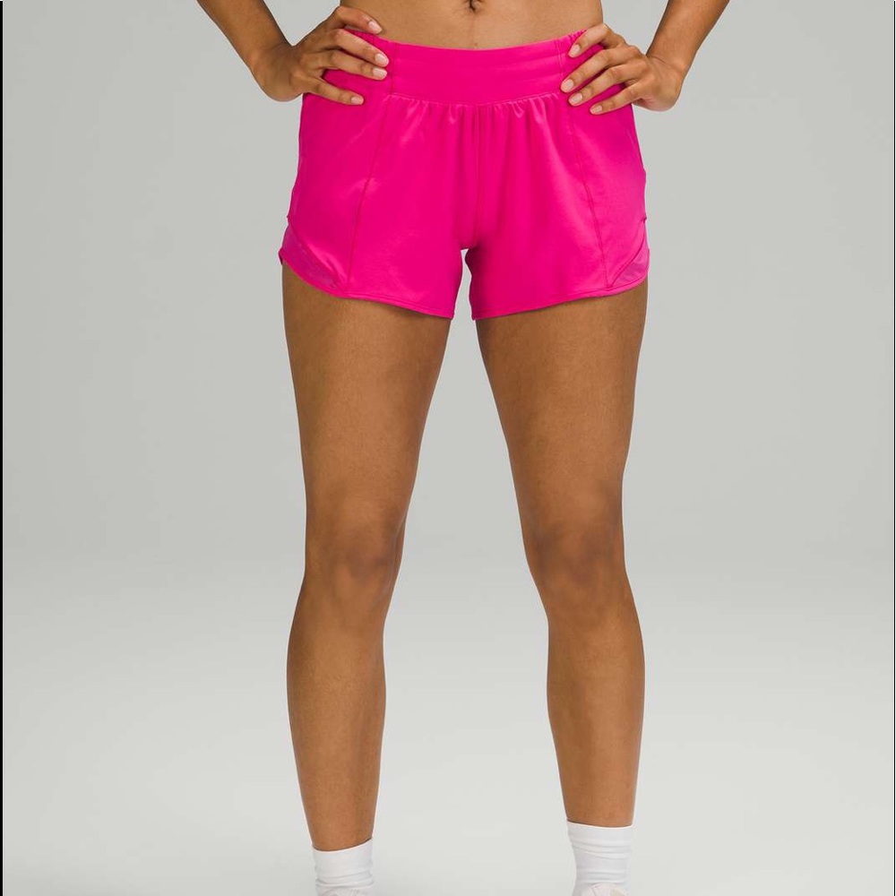 Lululemon sonic pink shorts
